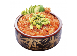 C4 chirashi tartare saumon avocat